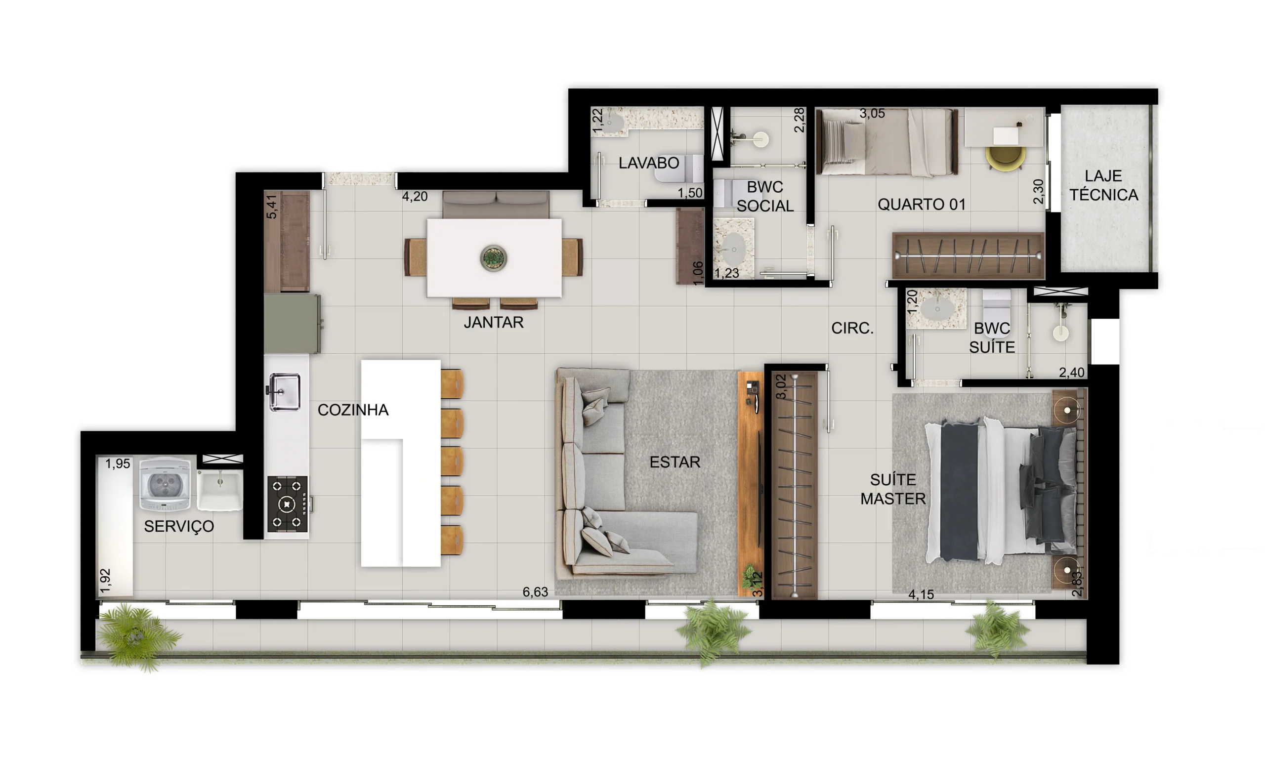 PLANTA 86M²